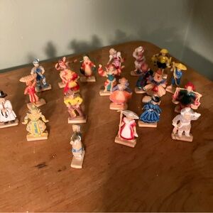 Vintage 1950s The Dolls of Our World Lot Commonwealth Plastics Miniature Figures